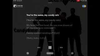 Soul for real-candy rain (lyrics)