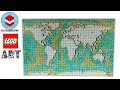 LEGO Art 31203 World Map - Lego Speed Build Review