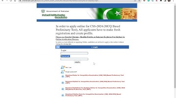 CSS 2024 | CSS 2024 MPT Registration | How to Apply for CSS MPT 2024 #css2024 #cssmpt
