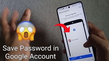 How To Save Facebook Password in Google Account 2023