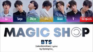 Bts 방탄소년단 - Magic Shop Hanromeng Color Coded Lyrics