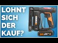 Worx WX840.9 - Elektrotacker im Test [KURZ &amp; KOMPAKT] zusammengefasst