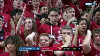 First 8 minutes of Rutgers x Seton Hall