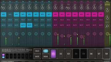 Korg iElectribe Wave on iPad Jam in the Weekend