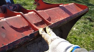 Kubota Tractor FENCE post removal   The Easy Way