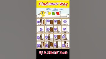 Find Right Way ✅️ #quiz #braintest #education #game #gk #mindbendingquiz #puzzle #riddle #tiktokgame