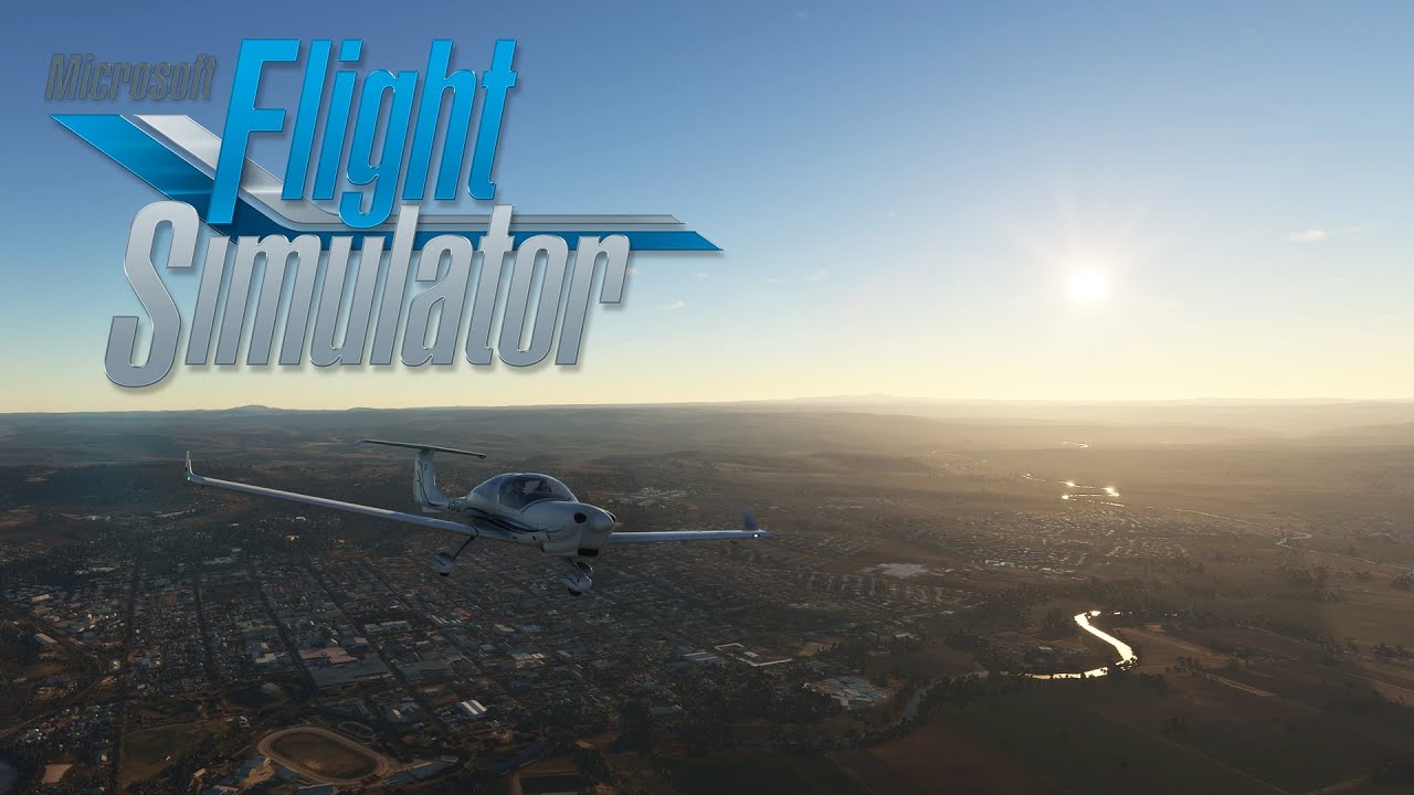 Flight Simulator 2020 / Flying over Bathurst, NSW, Australia / Ultra settings / Ultrawide 3440x1440