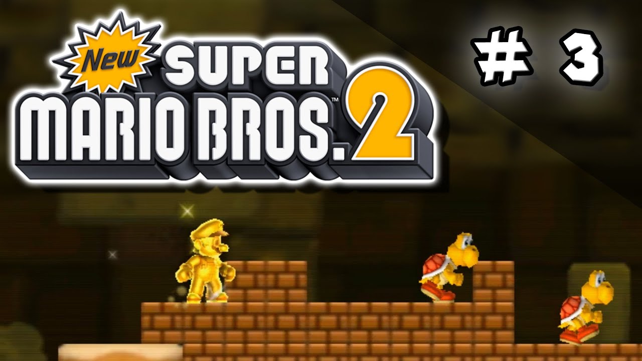 New Super Mario Bros 2 [3DS] - #3 - Mondo Desertico