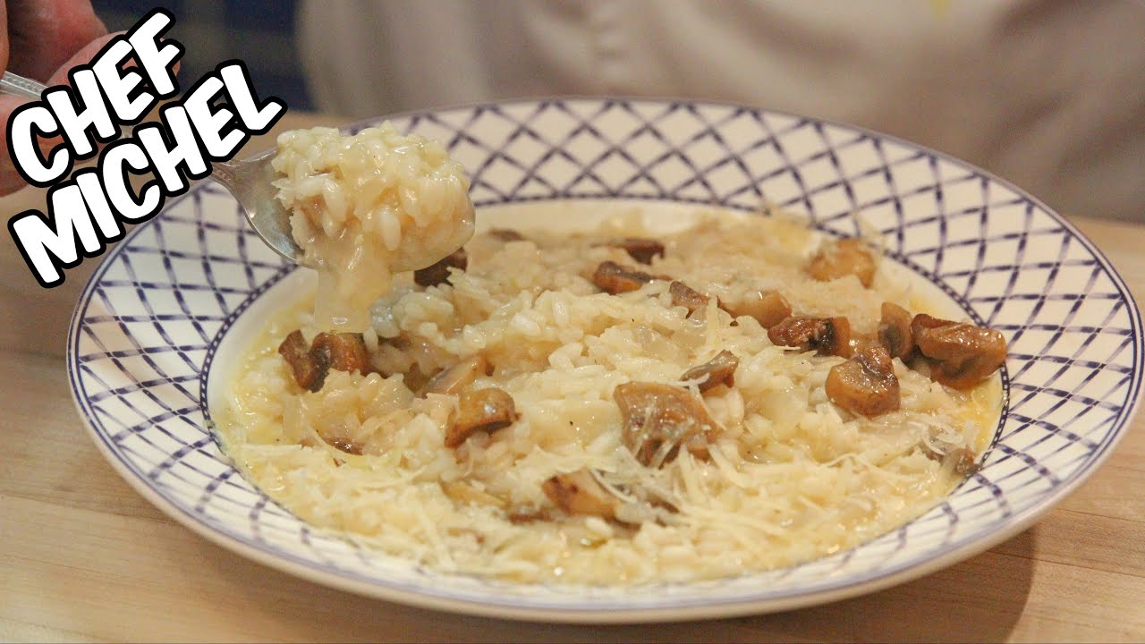 Risotto aux champignons sans crème
