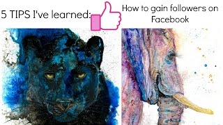 How to gain followers on Facebook for artists: 5 tips that work for me