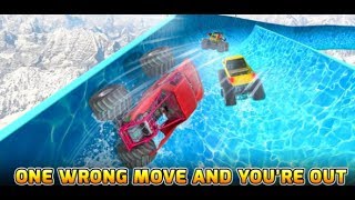 GOING DOWN - Water Slide Monster Truck Race screenshot 4