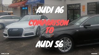 AUDI A6 TO S6 COMPARISON - HOW TO DIFFERENTIATE THEM ?