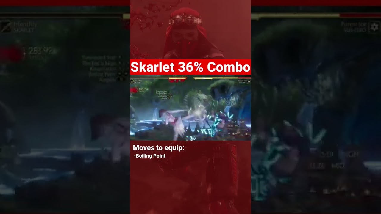 A 36% Skarlet Combo ❤️ | Mortal Kombat 11 