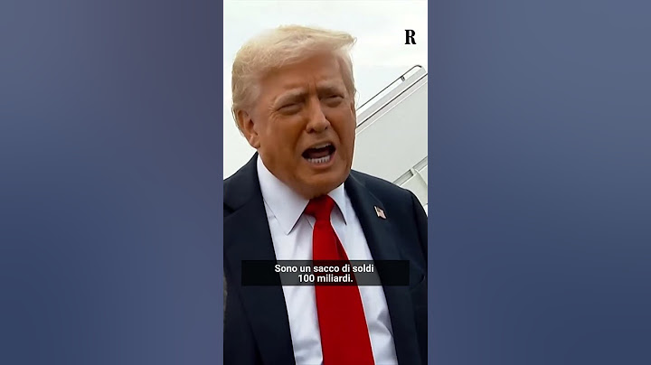 Trump: "L'Ue pagherà i missili che invieremo all'Ucraina"