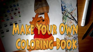 Winnie the Pooh Make Your Own Colouring Book, Speed Drawing and Colouring