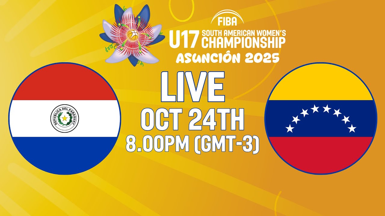 Paraguay v Venezuela | Full Basketball Game | FIBA U17 South American Women's Championship 2025
