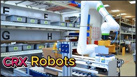 Machine handling with FANUC CRX collaborative robot