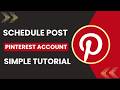 How to schedule Pinterest Posts