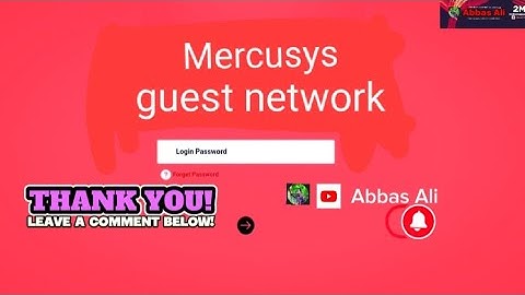 How to mercusys router guest network ।। Abbas Ali।।