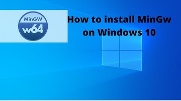 How to install MinGW distro on Windows 10 [2021 Update] MinGW