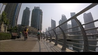 Bike ride through Dubai Marina to JBR