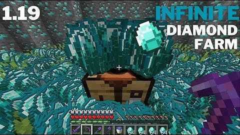 Working 1.19 Minecraft Diamond Farm, EASY Tutorial (Java, Bedrock, MCPE, PS4, Xbox)