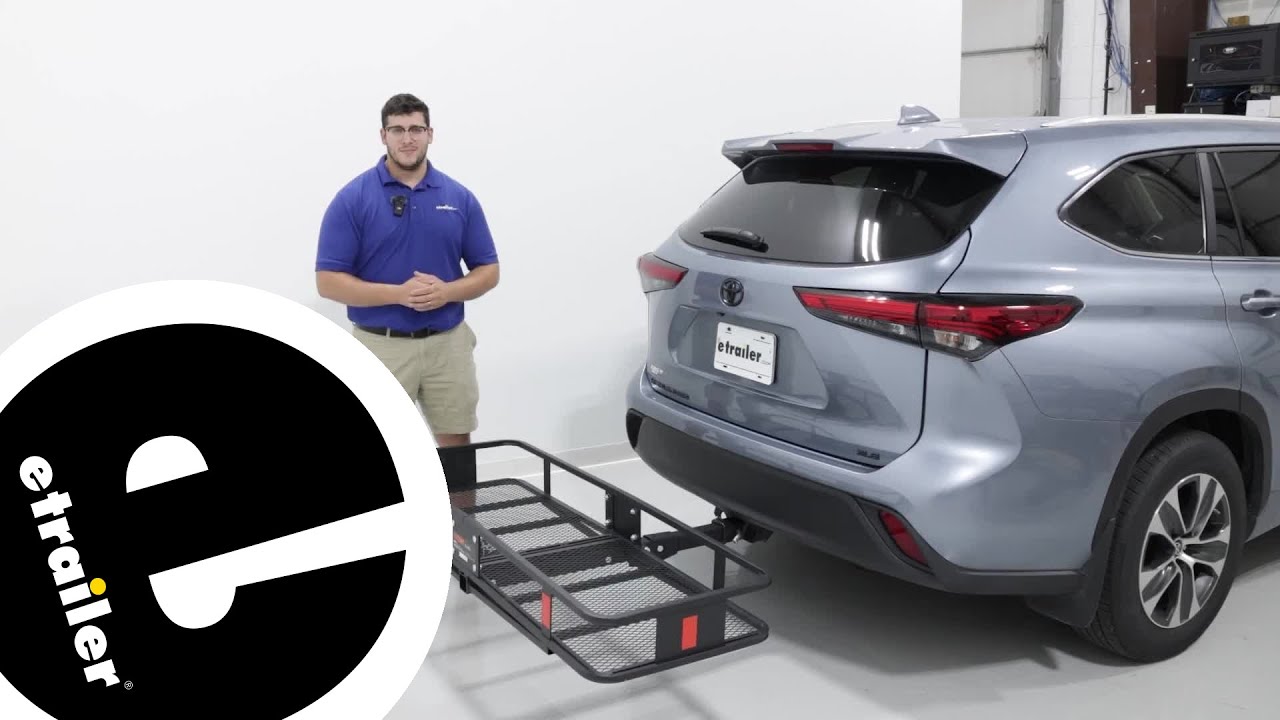 etrailer | Setting up the 20x59 Curt Cargo Carrier for 2" Hitches on your 2023 Toyota Highlander