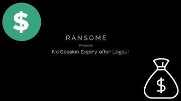 No Session Expiry After Logout | P4 | Bug Bounty Series - EP 11 | Ran$ome
