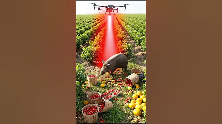 Drone vs. Wild Hog: Epic Crop‑Saving Strike! 🌾🚁