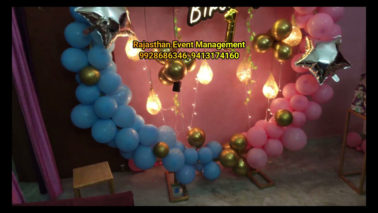 Udaipur Birthday Decoration YouTube