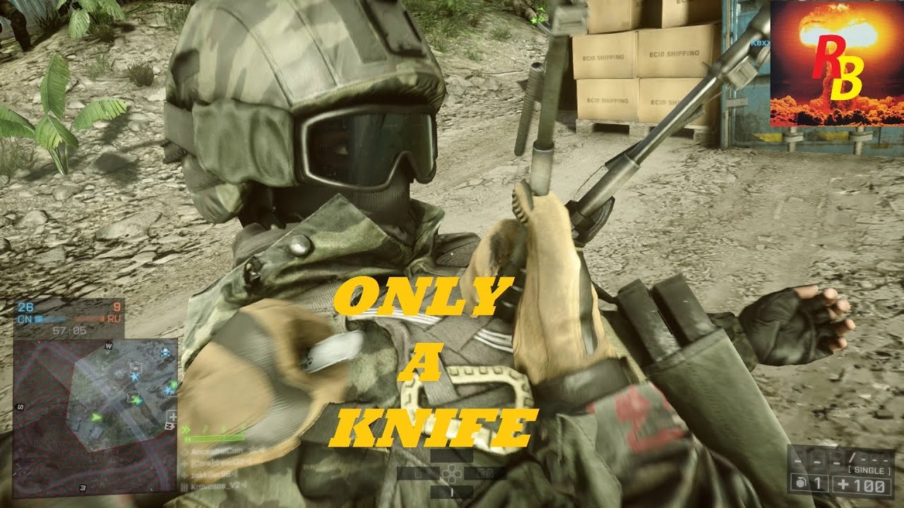 Only a Knife - Knife Killing spree - Battlefield 4 Ps4 Gameplay