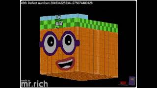 Perfect numbers song 1 to 52 but they're numberblocks