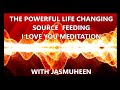 Feeding each other with great energy! Our I LOVE YOU Meditation with Jasmuheen