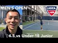 USTA Men's Open Tennis Highlights | 4.5 vs Top 300 Junior | Tim vs Maxwell Conlin (60fps)