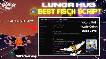 Fisch Script – Best Roblox Script PC/Mobile | Lunor Hub - Instant Catch & Auto Farm