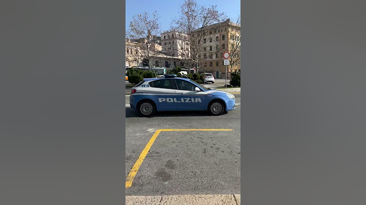 ITALY GENOA 🇮🇹 POLIZIA/POLICE CAR SIREN 🚨 🚓