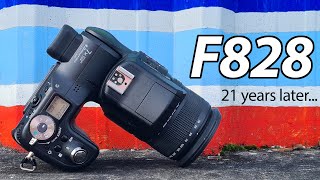 Sony Cyber-shot F828: 21 years later! RETRO review   IR hack!