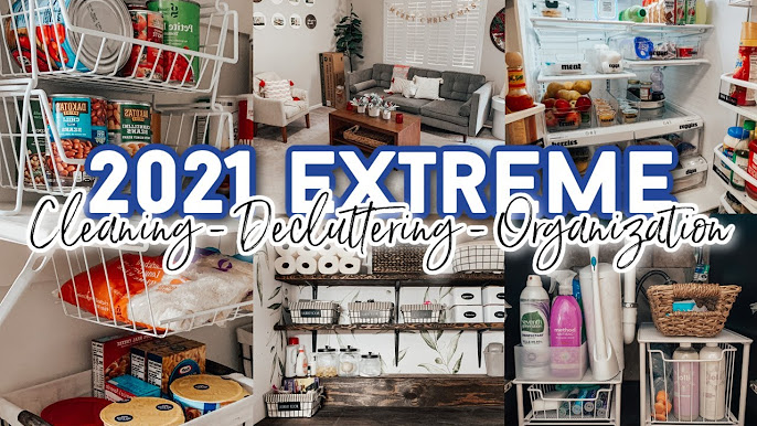 EXTREME DECLUTTER AND ORGANIZATION, KONMARI METHOD, CLEANING + DECORATING  AND ORGANIZING