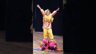 Rudransh Performing bhanga at Bluebird High School