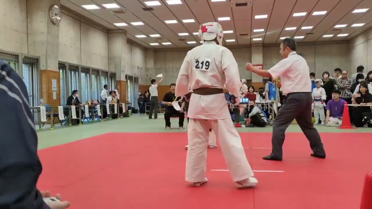 2025.11.16　２０２５年静岡県空手道選手権大会／壮年男子５０歳以上（決勝）【極真会館／神奈川県西湘支部／大磯道場／有持真人】