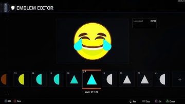 Laughing emoji emblem tutorial