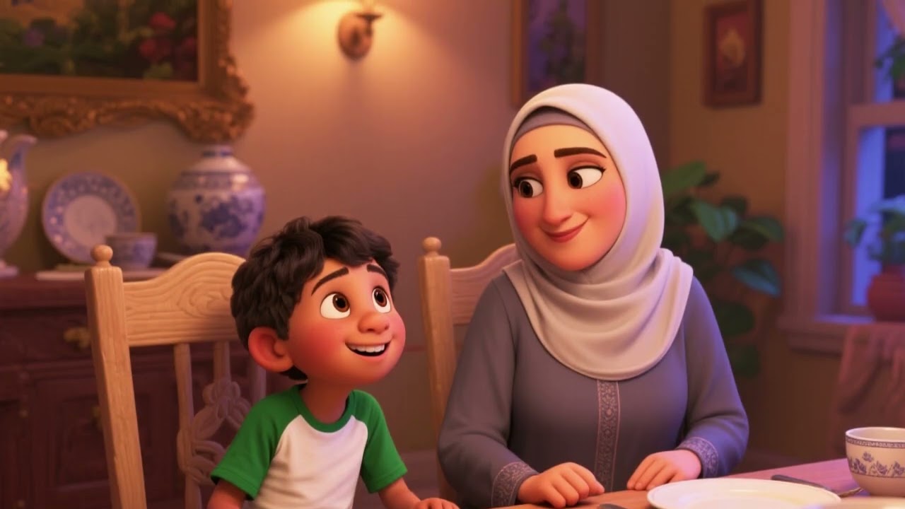 عمر و آداب الطعام -قصص تربوية للأطفال..قصص أطفال-قصص قبل النوم - كا تون أطفال-kids stories-bedtime s