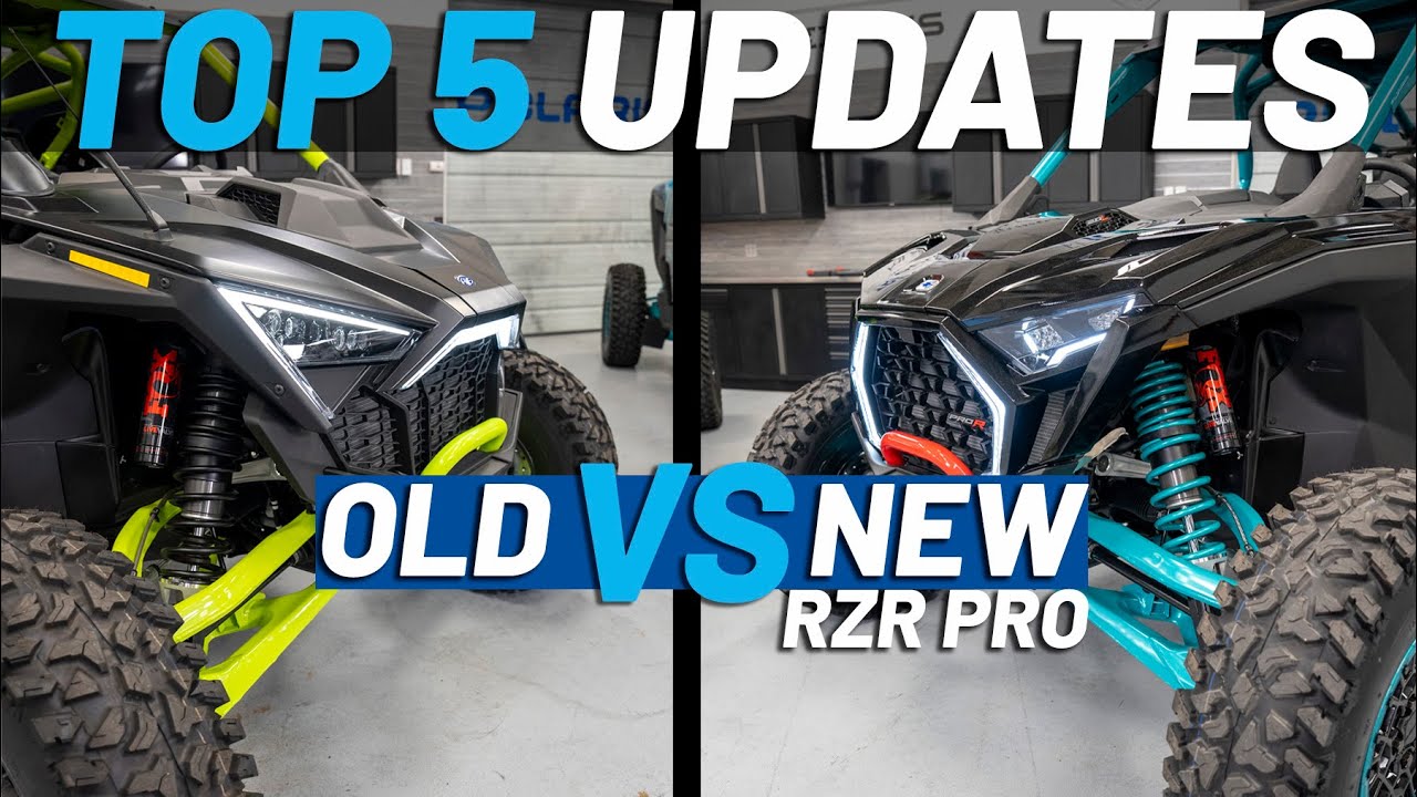 Top 5 Updates - Old VS New RZR Pro R| SHOP TALK EP. 49 | Polaris Off ...