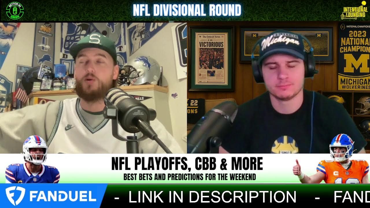 Saturday's Bets: NFL Playoffs and CBB!