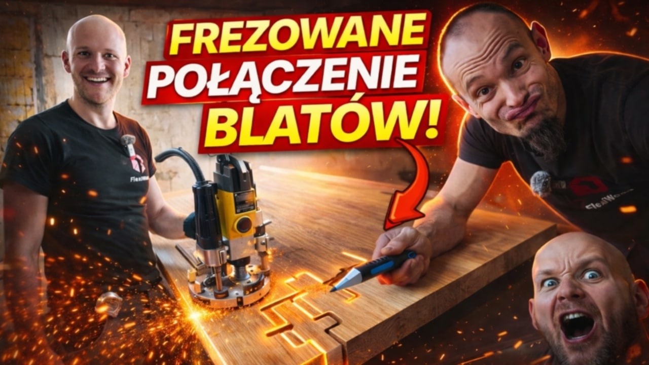 Niewidoczne łączenie blatów. Jak my to robimy? Montażvlog16