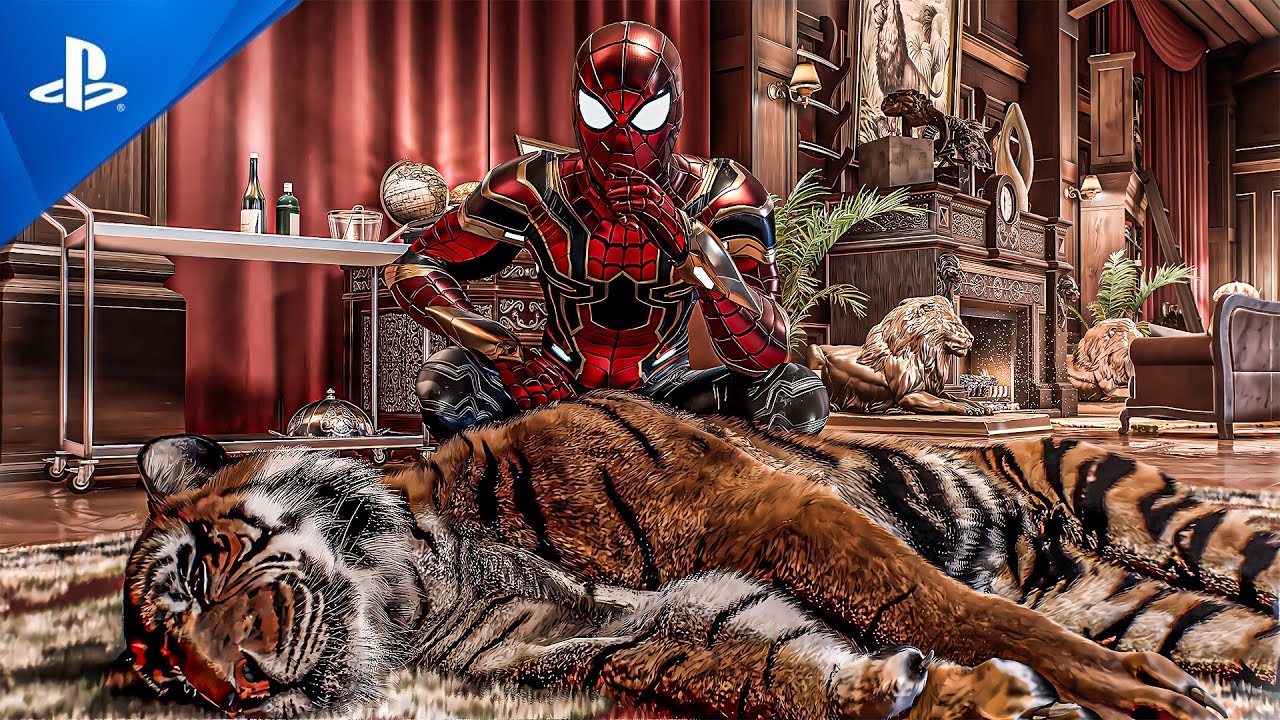 MCU STARK IRON ARM SUIT VS DIMA THE TIGER MISSON 4K ULTRA HD 60 FPS