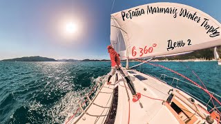 Парусная регата в 360. Regatta VR. Marmaris Winter Trophy. День 2.