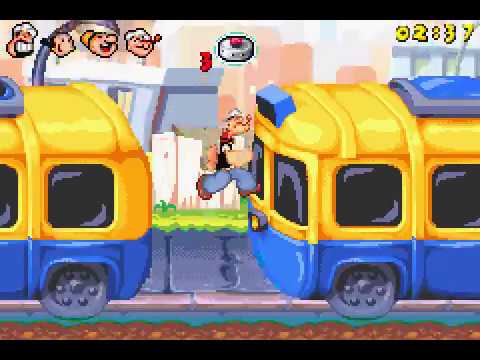 Video: Namco Arbetar Med Popeye GBA-titel