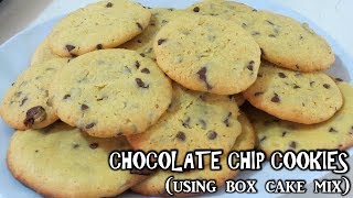 #cookies #chocolatechip #chocolatechipcookies chocolate chip cookies
using box cake mix | baking desserts and snacks these are so easy to
make with the kid...