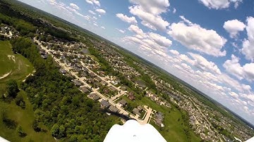 Flying The Apprentice S RC Plane With GoPro Camera Mounted